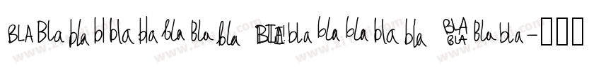 Obviously Narrow Bla字体转换